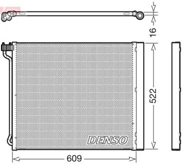 Радиатор кондиционера DENSO DCN05034