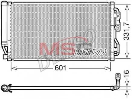 Радиатор кондиционера DENSO DCN05035