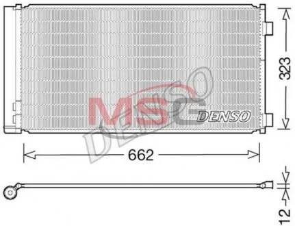 Радиатор кондиционера DENSO DCN05103