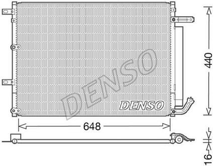 Радіатор кондиціонера DENSO DCN06018 (фото 1)