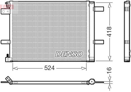 Skraplacz klimatyzacji DENSO DCN07062