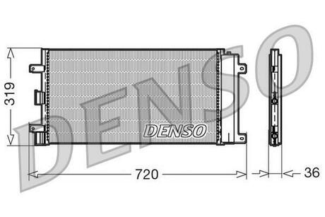 Конденсер кондиціонера DENSO DCN09042 (фото 1)