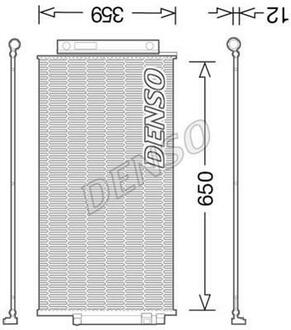 Радіатор кондиціонера DENSO DCN09047 (фото 1)