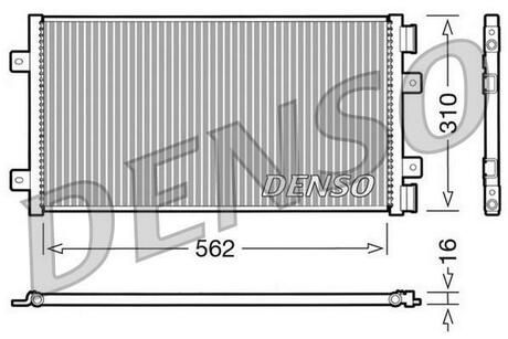Радиатор кондиционера DENSO DCN09101