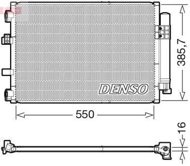Радіатор кондиціонера DENSO DCN10043