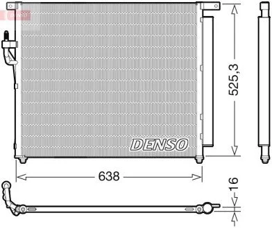 Радіатор кондиціонера DENSO DCN10049