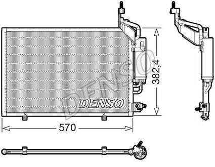 Радиатор кондиционера DENSO DCN10050