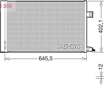 Skraplacz JAGUAR F-PACE DENSO DCN11009