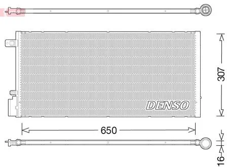 Радиатор кондиционера DENSO DCN15005 (фото 1)
