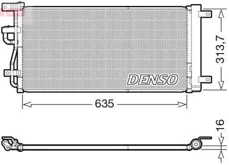 Skraplacz CHEVROLET CAPTIVA DENSO DCN15007 (фото 1)
