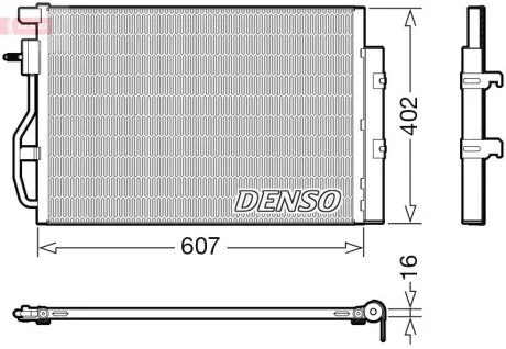 Радиатор кондиционера DENSO DCN15008