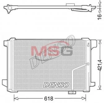 Радіатор кондиціонера DENSO DCN17035