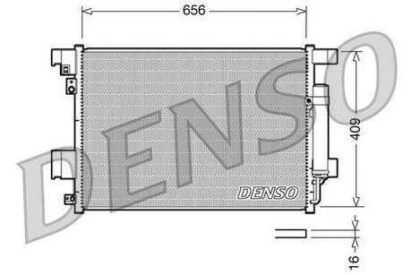 Радіатор кондиціонера DENSO DCN21001