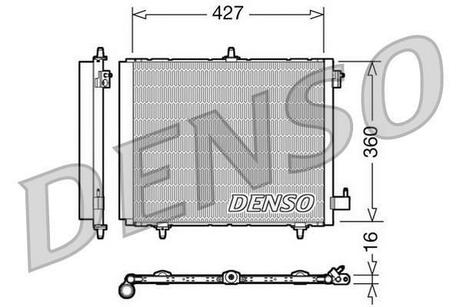 Радіатор кондиціонера DENSO DCN21009