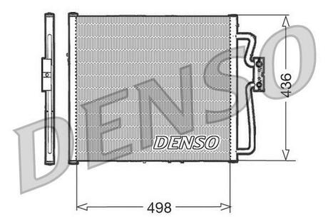 Радиатор кондиционера DENSO DCN23009