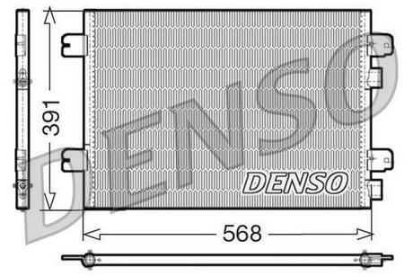 Радіатор кондиціонера DENSO DCN23011 (фото 1)