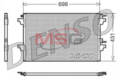 Радиатор кондиционера DENSO DCN23021 (фото 1)