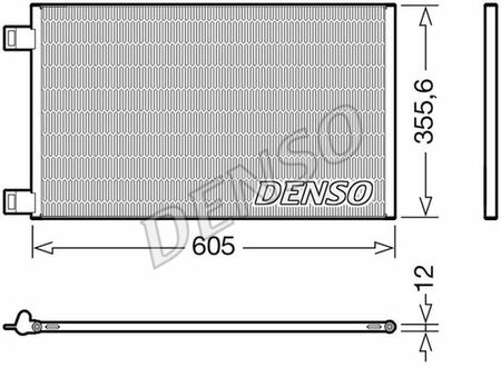 Радиатор кондиционера DENSO DCN23041