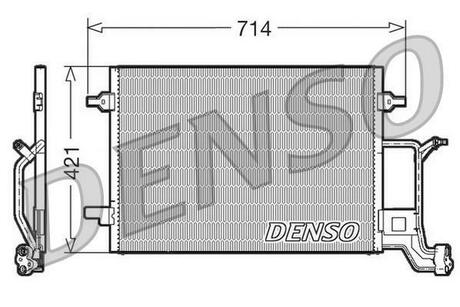 Конденсер кондиционера DENSO DCN32019 (фото 1)