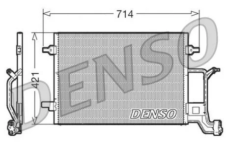 Конденсер кондиционера DENSO DCN32019