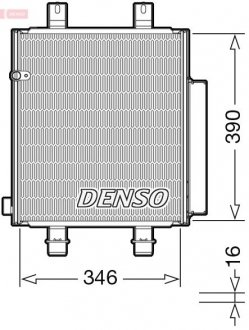 Радіатор кондиціонера DENSO DCN35004 (фото 1)