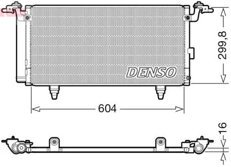 Радиатор кондиционера DENSO DCN36005 (фото 1)
