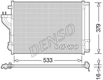 Радиатор кондиционера DENSO DCN41004 (фото 1)