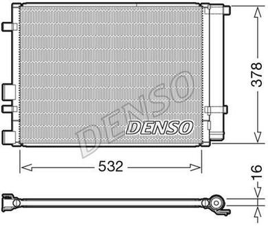 Радиатор кондиционера DENSO DCN41006 (фото 1)