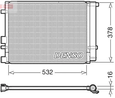 Радиатор кондиционера DENSO DCN41006 (фото 1)