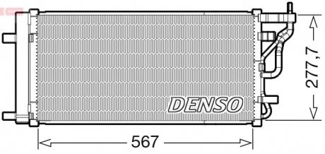 Skraplacz HYUNDAI i30 FASTBACK DENSO DCN41024 (фото 1)