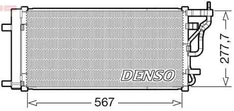 Skraplacz HYUNDAI i30 FASTBACK DENSO DCN41024