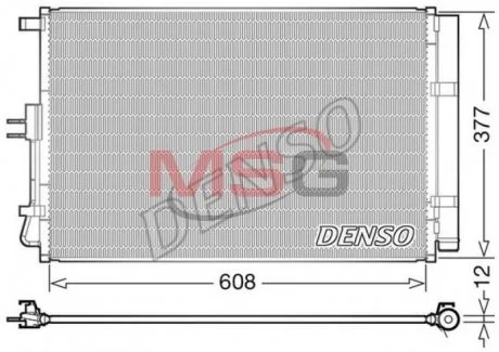 Радиатор кондиционера DENSO DCN43003