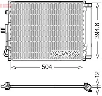 Радіатор кондиціонера DENSO DCN43005