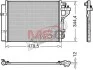 Радиатор кондиционера DCN43006
