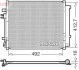 Skraplacz HYUNDAI / KIA SANTA FE IV / SORENTO IV DCN43015