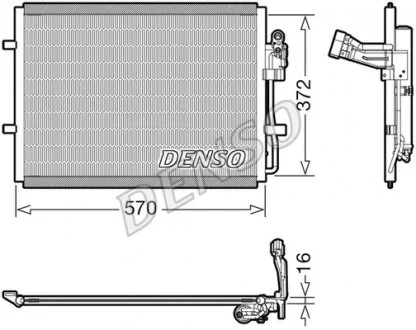 Радіатор кондиціонера DENSO DCN44016