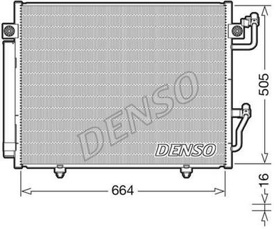 Радіатор кондиціонера DENSO DCN45005