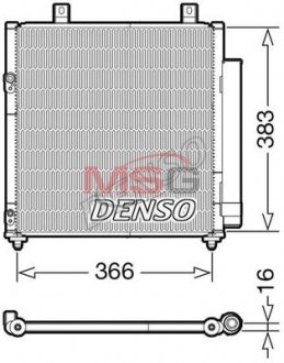 Радиатор кондиционера DENSO DCN45007 (фото 1)