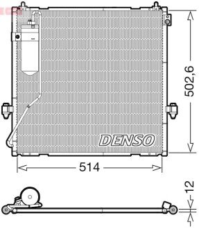 Skraplacz MITSUBISHI PAJERO SPORT II DENSO DCN45010 (фото 1)