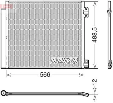 Радіатор кондиціонера DENSO DCN46026