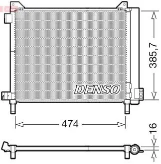 Радиатор кондиционера DENSO DCN46030