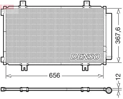 Радиатор кондиционера DENSO DCN47009