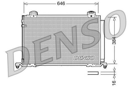 Радіатор кондиціонера DENSO DCN50026