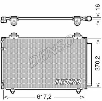 Радиатор кондиционера DENSO DCN50112