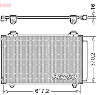 Радіатор кондиціонера DENSO DCN50112