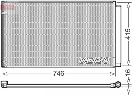 Skraplacz LEXUS RX 08- DENSO DCN51017