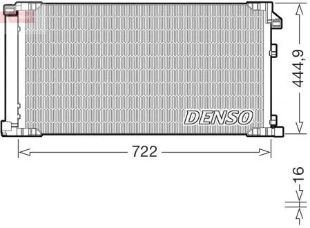 Skraplacz LEXUS NX 14- DENSO DCN51019 (фото 1)