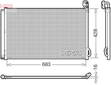 Skraplacz TESLA MODEL X DENSO DCN99083