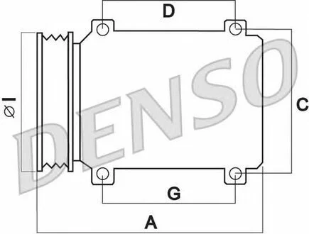 Компрессор кондиционера DENSO DCP50114