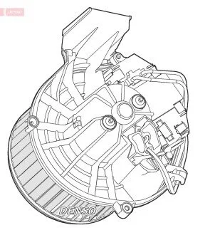 Вентилятор салона DENSO DEA07003